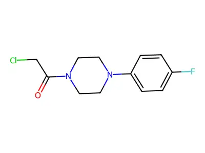 1-(Chloroacetyl)-4-(4-fluorophenyl)piperazine structure