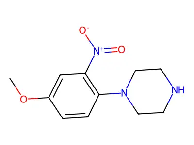 1-(4-Methoxy-2-nitrophenyl)piperazine hydrochloride structure