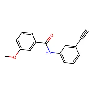 N-(3-ethynylphenyl)-3-methoxybenzamide structure