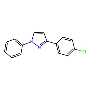 3-(4-Chlorophenyl)-1-phenyl-1H-pyrazole structure
