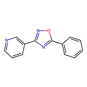 5-Phenyl-3-pyridin-3-yl-1,2,4-oxadiazole structure