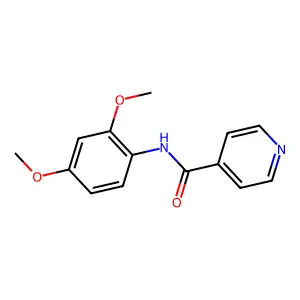 N-(2,4-dimethoxyphenyl)pyridine-4-carboxamide structure