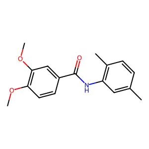 N-(2,5-dimethylphenyl)-3,4-dimethoxybenzamide structure