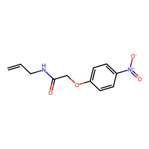 2-(4-nitrophenoxy)-N-(prop-2-en-1-yl)acetamide structure
