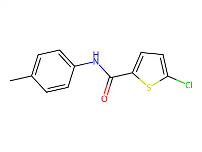 5-chloro-N-(4-methylphenyl)thiophene-2-carboxamide structure