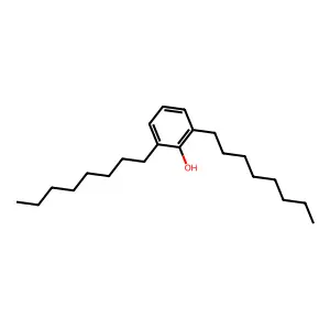 Phenol, 2,6-dioctyl- structure