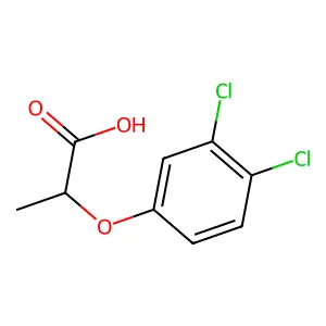 2-(3,4-Dichlorophenoxy)propanoic acid structure