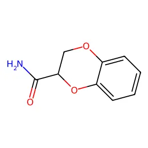 2,3-二氢-1,4-苯并二噁英-2-甲酰胺 structure
