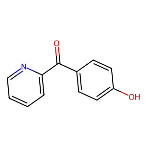 (4-Hydroxyphenyl)-2-pyridinylmethanone structure