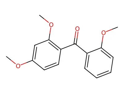 2,2',4-Trimethoxybenzophenone structure