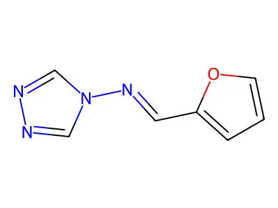 N-[(2-furanyl)methylene]-4h-1,2,4-triazole-4-amine structure