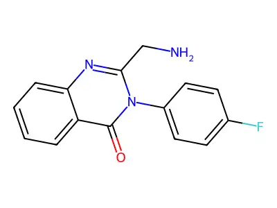 2-Aminomethyl-3-(4-Fluoro-phenyl)-3H-quinazolin-4-one structure