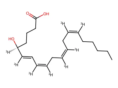 5(S)-HETE-d8 structure