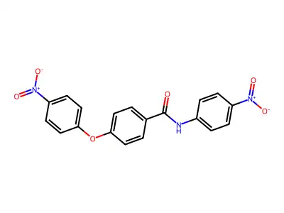 4-(4-nitrophenoxy)-N-(4-nitrophenyl)benzamide structure
