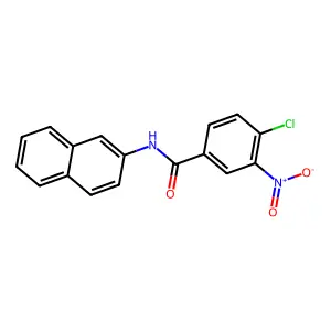 4-Chloro-N-(naphthalen-2-YL)-3-nitrobenzamide structure