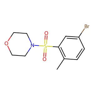 4-(5-Bromo-2-methylphenylsulfonyl)morpholine structure