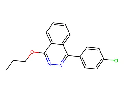 1-(4-Chlorophenyl)-4-propoxyphthalazine structure