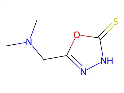 5-[(Dimethylamino)methyl]-1,3,4-oxadiazole-2-thiol structure
