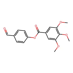 4-Formylphenyl 3,4,5-trimethoxybenzoate structure