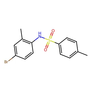 N-(4-bromo-2-methylphenyl)-4-methylbenzenesulfonamide structure