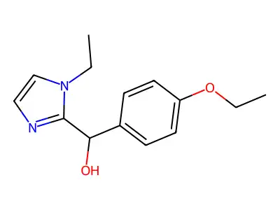 (4-Ethoxyphenyl)-(1-ethylimidazol-2-yl)methanol structure
