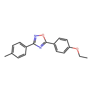 5-(4-Ethoxyphenyl)-3-(4-methylphenyl)-1,2,4-oxadiazole structure