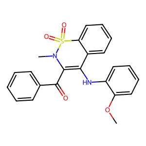 [4-(2-methoxyanilino)-2-methyl-1,1-dioxo-1 structure
