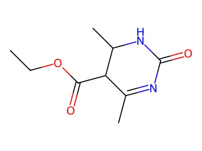 Ethyl 4,6-dimethyl-2-oxo-3,4,5-trihydropyrimidine-5-carboxylate structure