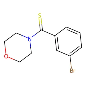 4-(3-Bromobenzenecarbothioyl)morpholine structure