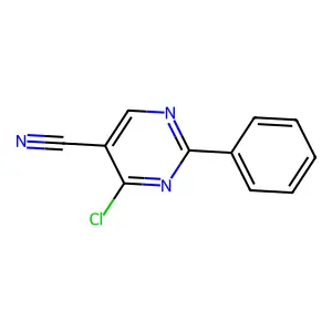 4-Chloro-2-phenylpyrimidine-5-carbonitrile structure