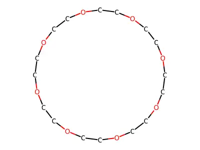 1,4,7,10,13,16,19,22-Octaoxacyclotetracosane structure