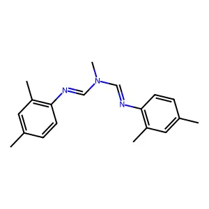 双甲脒 structure