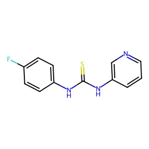 1-(4-Fluorophenyl)-3-pyridin-3-ylthiourea structure