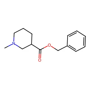 3-Piperidinecarboxylic acid, 1-methyl-, benzyl ester structure