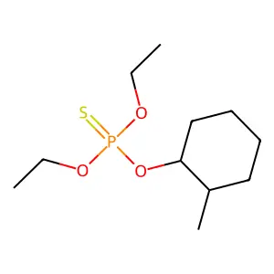 Diethoxy-(2-methylcyclohexyl)oxy-sulfanylidene-lambda5-phosphane structure