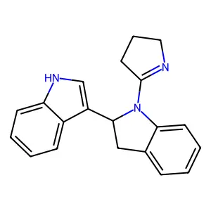 Indoline, 2-indol-3-yl-1-(1-pyrrolin-2-yl)- structure