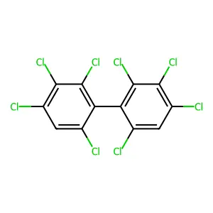 2,2',3,3',4,4',6,6'-Octachlorobiphenyl structure