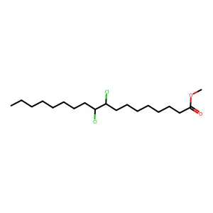 Methyl 9,10-dichlorooctadecanoate structure
