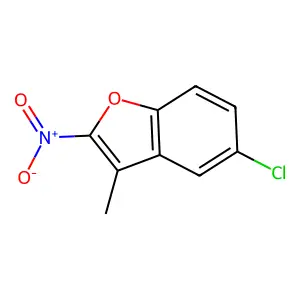5-Chloro-3-methyl-2-nitrobenzofuran structure