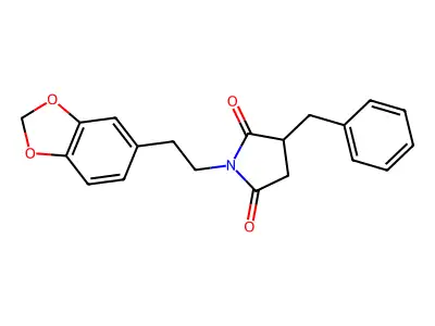 1-[2-(1,3-Benzodioxol-5-yl)ethyl]-3-benzylpyrrolidine-2,5-dione structure