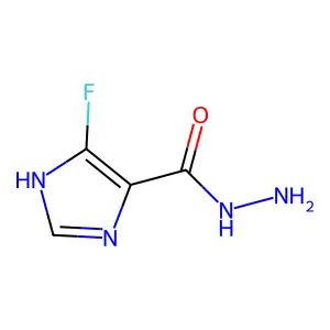 5-fluoro-1H-imidazole-4-carbohydrazide structure