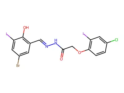 CAS 330965-21-4 - C15H10BrClI2N2O3 structure