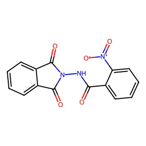 N-(1,3-dioxo-1,3-dihydro-2H-isoindol-2-yl)-2-nitrobenzamide structure