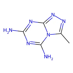 3-Methyl-[1,2,4]triazolo[4,3-a][1,3,5]triazine-5,7-diamine structure