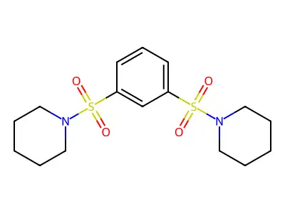1-(3-Piperidin-1-ylsulfonylphenyl)sulfonylpiperidine structure