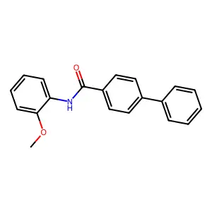 N-(2-甲氧基苯基)[1,1'-联苯]-4-甲酰胺 structure