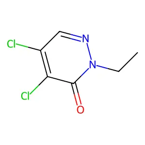 4,5-dichloro-2-ethyl-3(2H)-pyridazinone structure