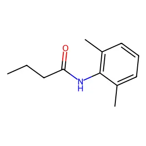 N-(2,6-Dimethylphenyl)butanamide structure