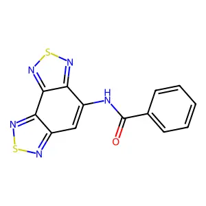 N-([1,2,5]thiadiazolo[3,4-e][2,1,3]benzothiadiazol-4-yl)benzamide structure