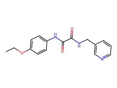 N'-(4-ethoxyphenyl)-N-(pyridin-3-ylmethyl)oxamide structure